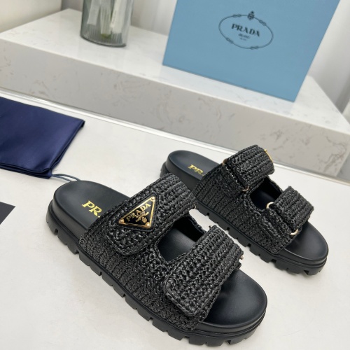 Replica Prada Slippers For Women #1213740 $100.00 USD for Wholesale