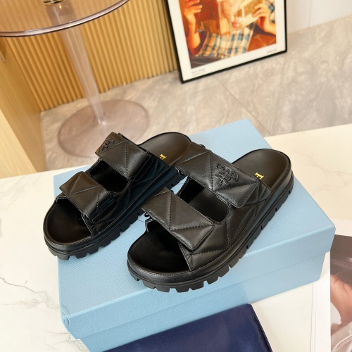 Prada Slippers For Women #1213742 $96.00 USD, Wholesale Replica Prada Slippers