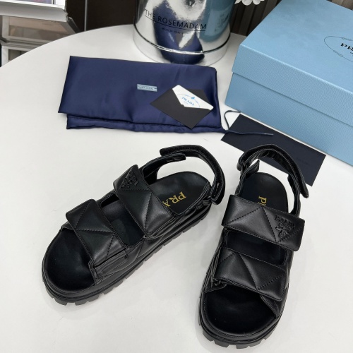 Replica Prada Sandal For Women #1213750 $100.00 USD for Wholesale