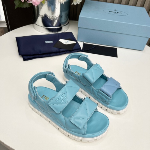 Replica Prada Sandal For Women #1213751 $100.00 USD for Wholesale