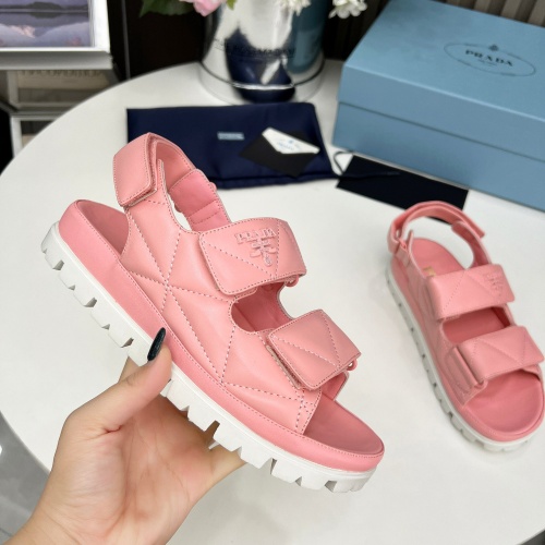 Replica Prada Sandal For Women #1213752 $100.00 USD for Wholesale