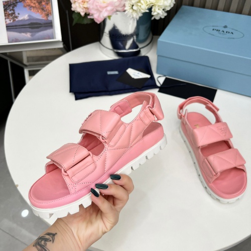 Replica Prada Sandal For Women #1213752 $100.00 USD for Wholesale