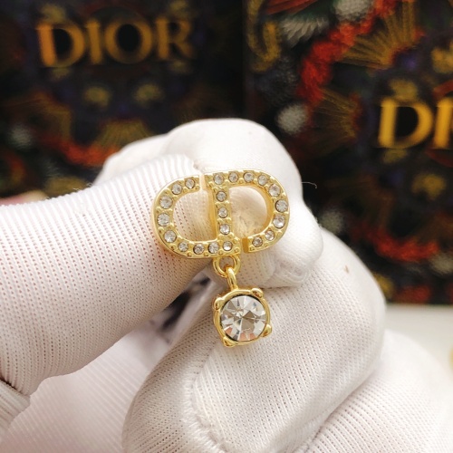 Replica Christian Dior Earrings For Women #1213767 $25.00 USD for Wholesale