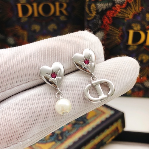 Replica Christian Dior Earrings For Women #1213770 $25.00 USD for Wholesale