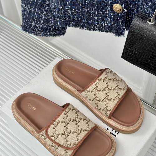 Replica Celine Slippers For Women #1213778 $100.00 USD for Wholesale