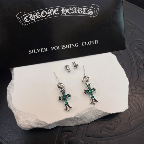 Replica Chrome Hearts Earrings For Women #1213815 $36.00 USD for Wholesale