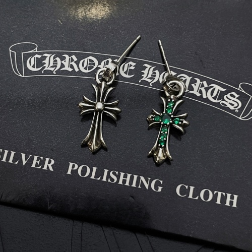 Replica Chrome Hearts Earrings For Women #1213815 $36.00 USD for Wholesale