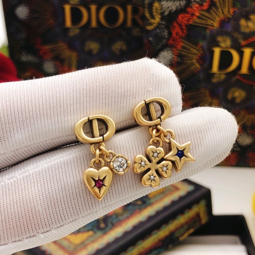 Replica Christian Dior Earrings For Women #1213829 $27.00 USD for Wholesale