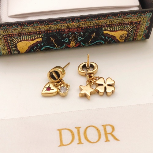 Replica Christian Dior Earrings For Women #1213829 $27.00 USD for Wholesale