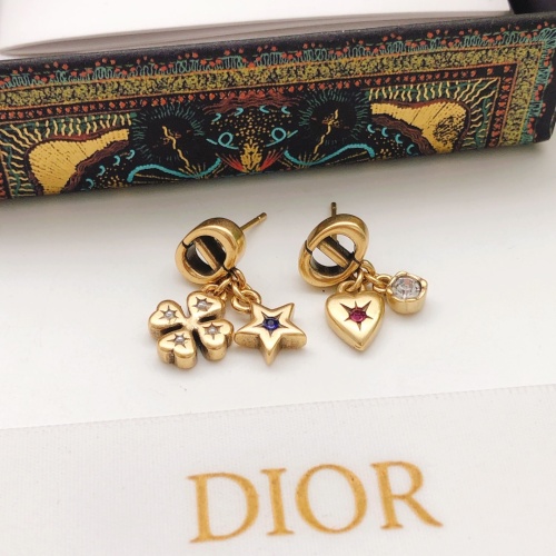 Replica Christian Dior Earrings For Women #1213829 $27.00 USD for Wholesale