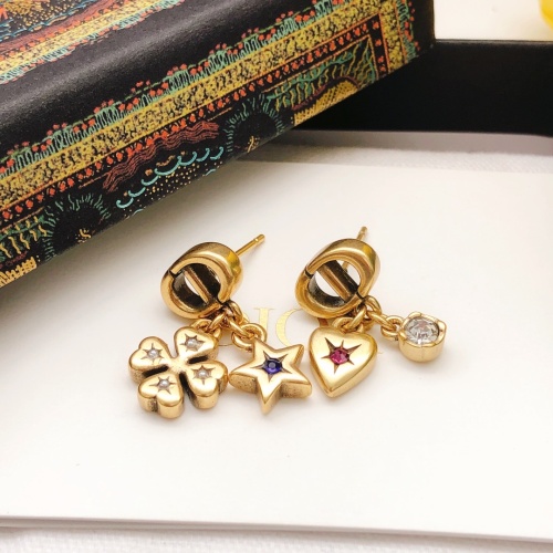 Replica Christian Dior Earrings For Women #1213829 $27.00 USD for Wholesale