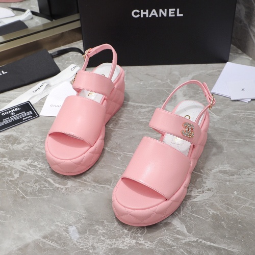 Replica Chanel Sandal For Women #1213885 $96.00 USD for Wholesale