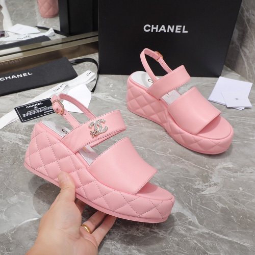 Replica Chanel Sandal For Women #1213885 $96.00 USD for Wholesale