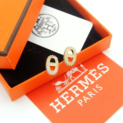 Hermes Earrings For Women #1213890 $25.00 USD, Wholesale Replica Hermes Earrings