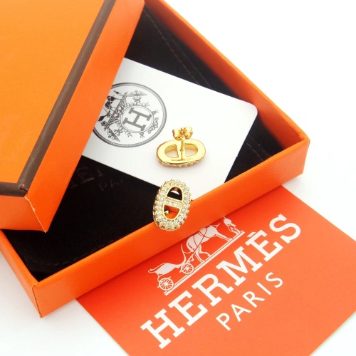 Replica Hermes Earrings For Women #1213890 $25.00 USD for Wholesale