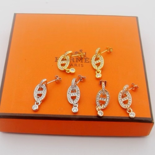 Replica Hermes Earrings For Women #1213891 $25.00 USD for Wholesale