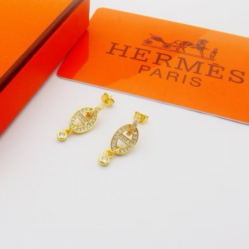 Hermes Earrings For Women #1213893 $25.00 USD, Wholesale Replica Hermes Earrings