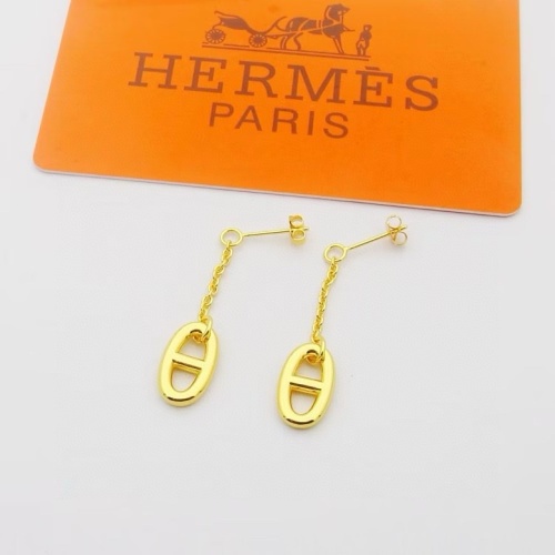 Hermes Earrings For Women #1213907 $25.00 USD, Wholesale Replica Hermes Earrings