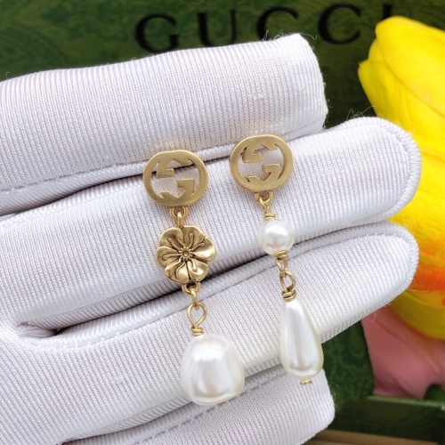 Replica Gucci Earrings For Women #1213921 $29.00 USD for Wholesale