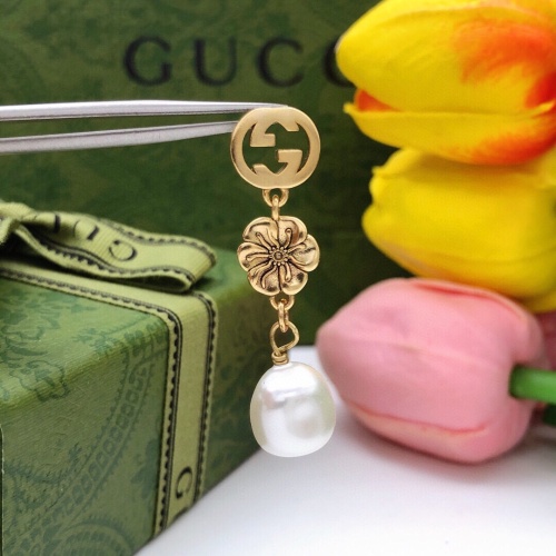 Replica Gucci Earrings For Women #1213921 $29.00 USD for Wholesale