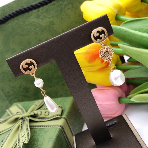 Replica Gucci Earrings For Women #1213921 $29.00 USD for Wholesale