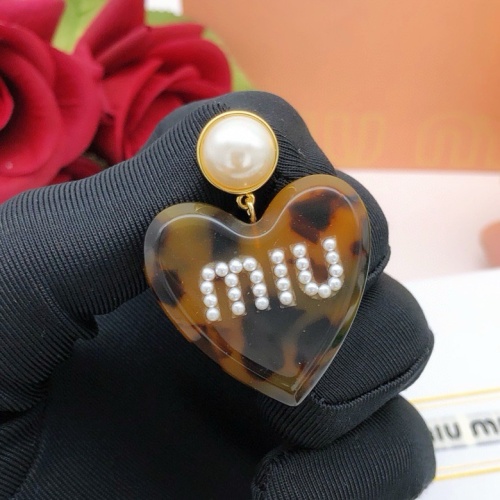 Replica MIU MIU Earrings For Women #1213932 $29.00 USD for Wholesale