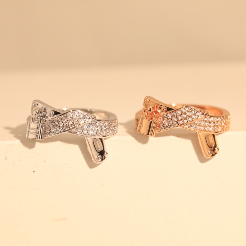 Replica Hermes Rings For Women #1214022 $27.00 USD for Wholesale