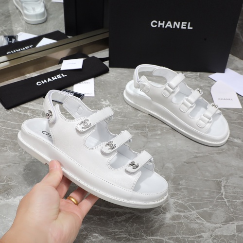 Replica Chanel Sandal For Women #1214083 $112.00 USD for Wholesale