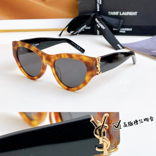 Yves Saint Laurent YSL AAA Quality Sunglasses #1214117 $60.00 USD, Wholesale Replica Yves Saint Laurent YSL AAA Quality Sunglasses