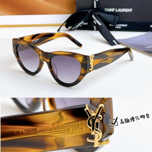 Yves Saint Laurent YSL AAA Quality Sunglasses #1214118 $60.00 USD, Wholesale Replica Yves Saint Laurent YSL AAA Quality Sunglasses