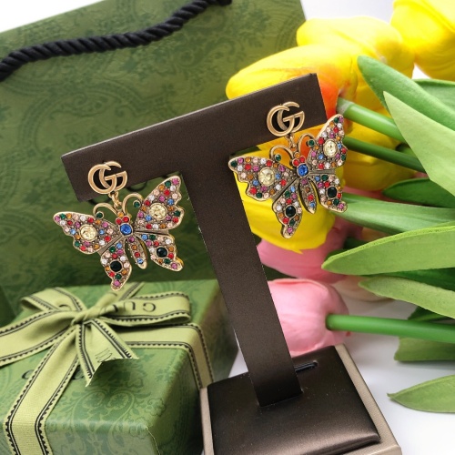 Replica Gucci Earrings For Women #1214141 $32.00 USD for Wholesale