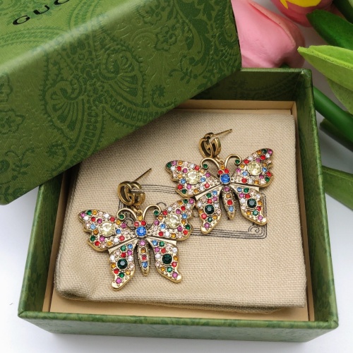 Replica Gucci Earrings For Women #1214141 $32.00 USD for Wholesale