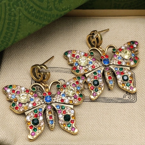 Replica Gucci Earrings For Women #1214141 $32.00 USD for Wholesale