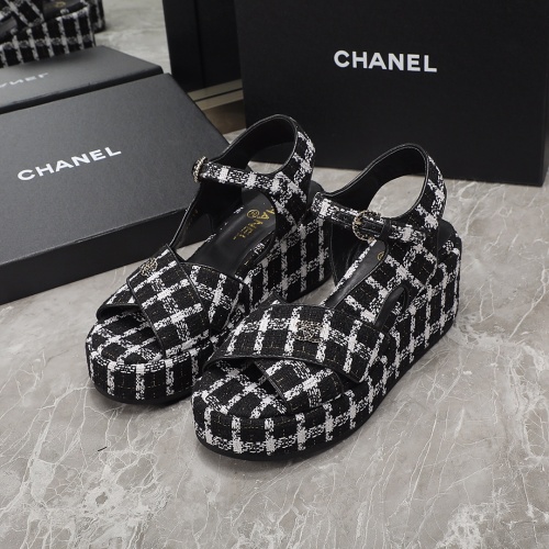 Chanel Sandal For Women #1214195 $92.00 USD, Wholesale Replica Chanel Sandal