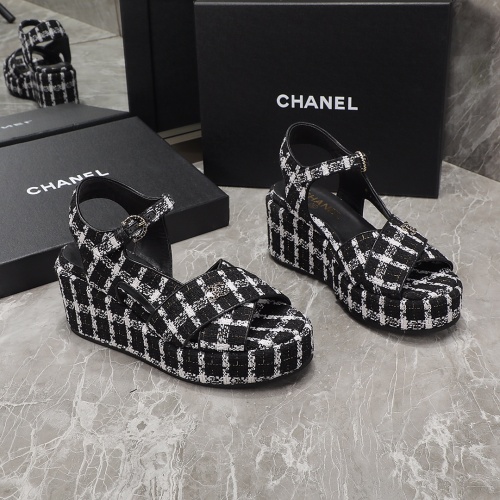 Replica Chanel Sandal For Women #1214195 $92.00 USD for Wholesale