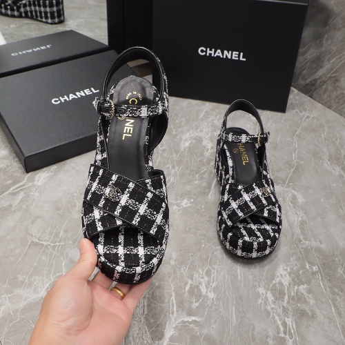 Replica Chanel Sandal For Women #1214195 $92.00 USD for Wholesale