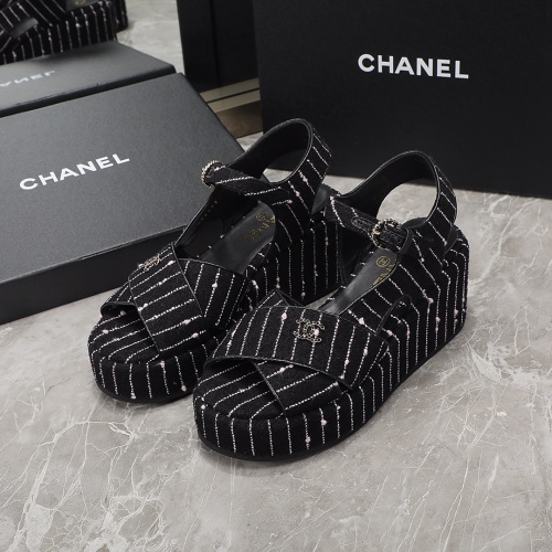 Chanel Sandal For Women #1214196 $92.00 USD, Wholesale Replica Chanel Sandal