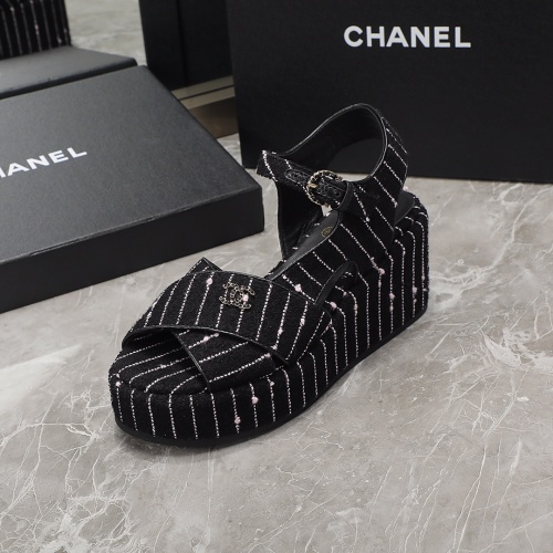 Replica Chanel Sandal For Women #1214196 $92.00 USD for Wholesale