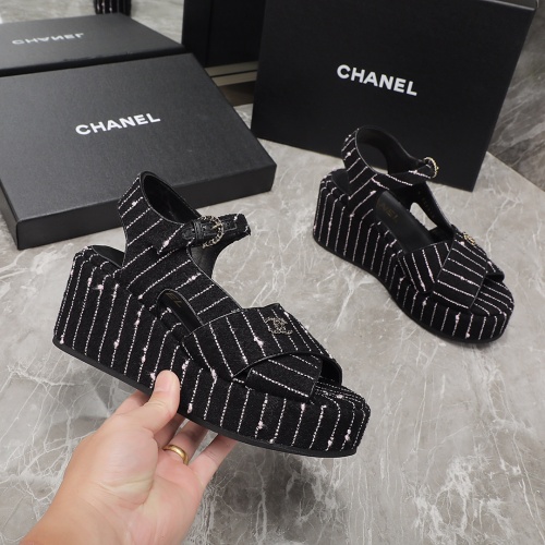 Replica Chanel Sandal For Women #1214196 $92.00 USD for Wholesale