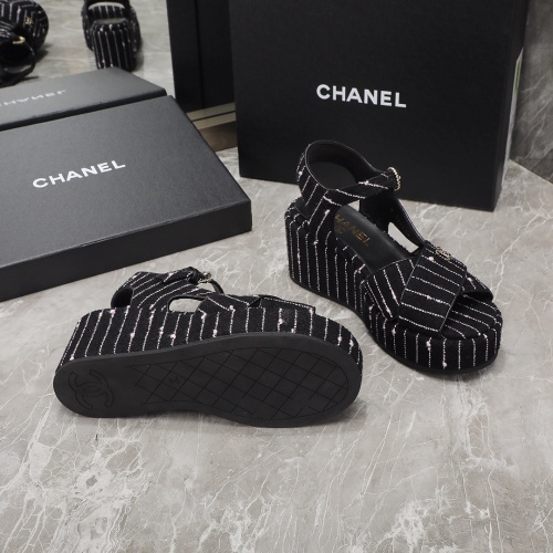 Replica Chanel Sandal For Women #1214196 $92.00 USD for Wholesale