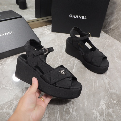 Replica Chanel Sandal For Women #1214197 $92.00 USD for Wholesale