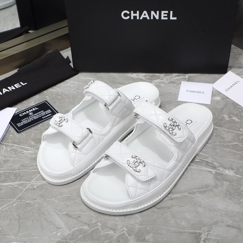 Chanel Slippers For Women #1214198 $105.00 USD, Wholesale Replica Chanel Slippers