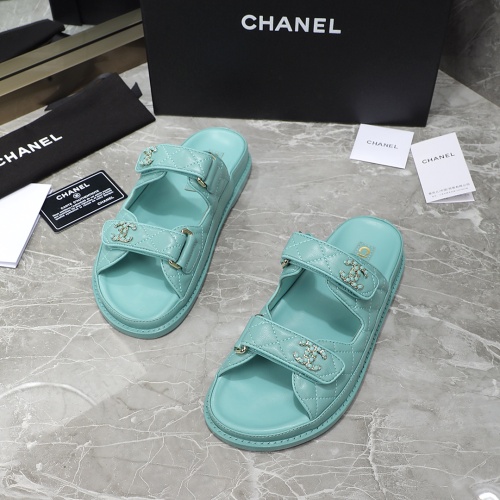 Replica Chanel Slippers For Women #1214202 $105.00 USD for Wholesale