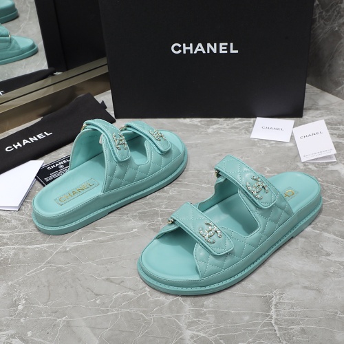 Replica Chanel Slippers For Women #1214202 $105.00 USD for Wholesale