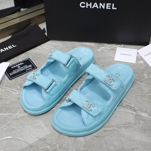 Chanel Slippers For Women #1214203 $105.00 USD, Wholesale Replica Chanel Slippers