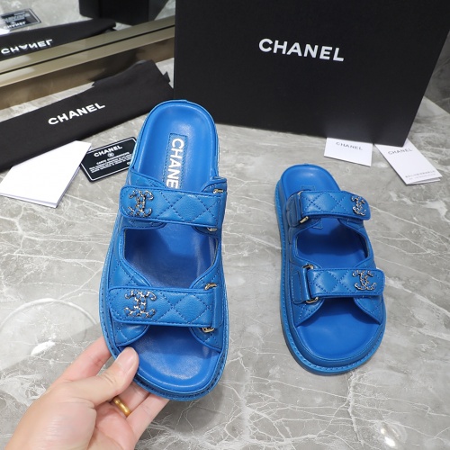 Replica Chanel Slippers For Women #1214204 $105.00 USD for Wholesale