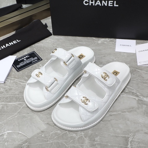 Chanel Slippers For Women #1214205 $105.00 USD, Wholesale Replica Chanel Slippers