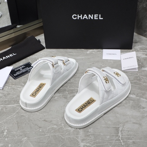 Replica Chanel Slippers For Women #1214205 $105.00 USD for Wholesale