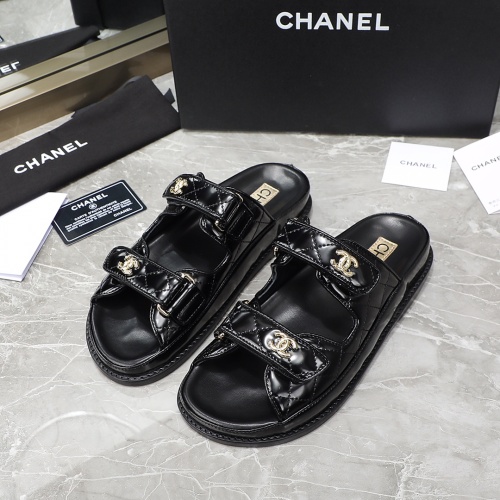 Chanel Slippers For Women #1214206 $105.00 USD, Wholesale Replica Chanel Slippers