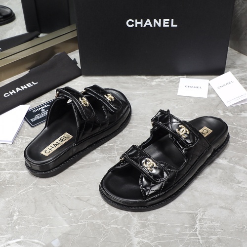 Replica Chanel Slippers For Women #1214206 $105.00 USD for Wholesale